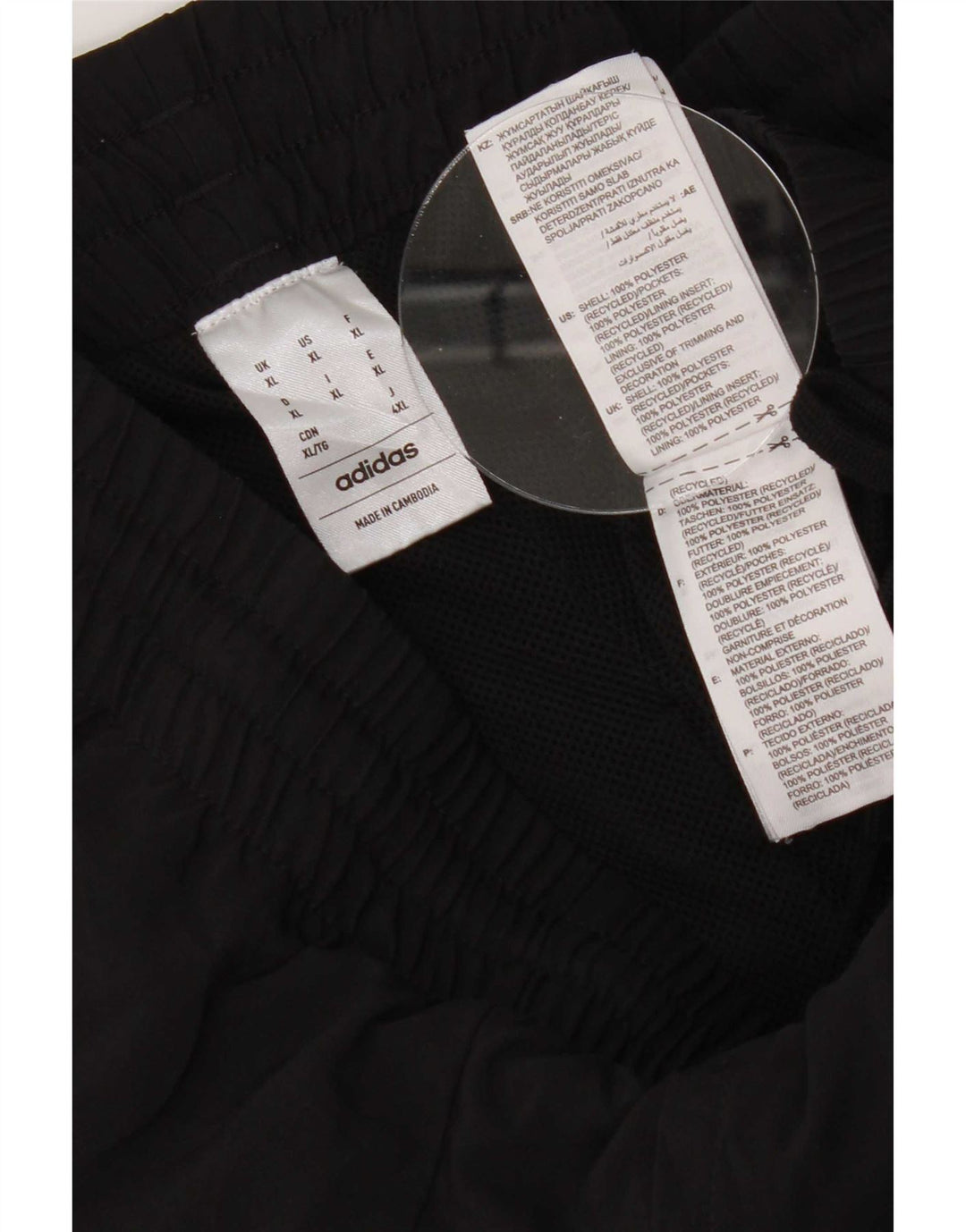 Adidas Mens Treino Calças Joggers XL Preto Poliéster