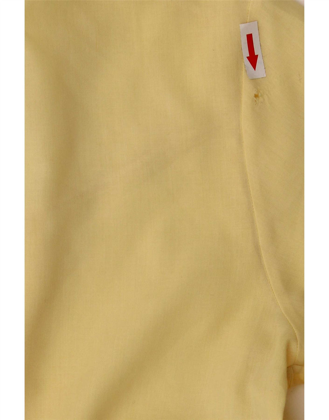 Blusa feminina de manga curta Ambra Reino Unido 14 poliéster amarelo médio