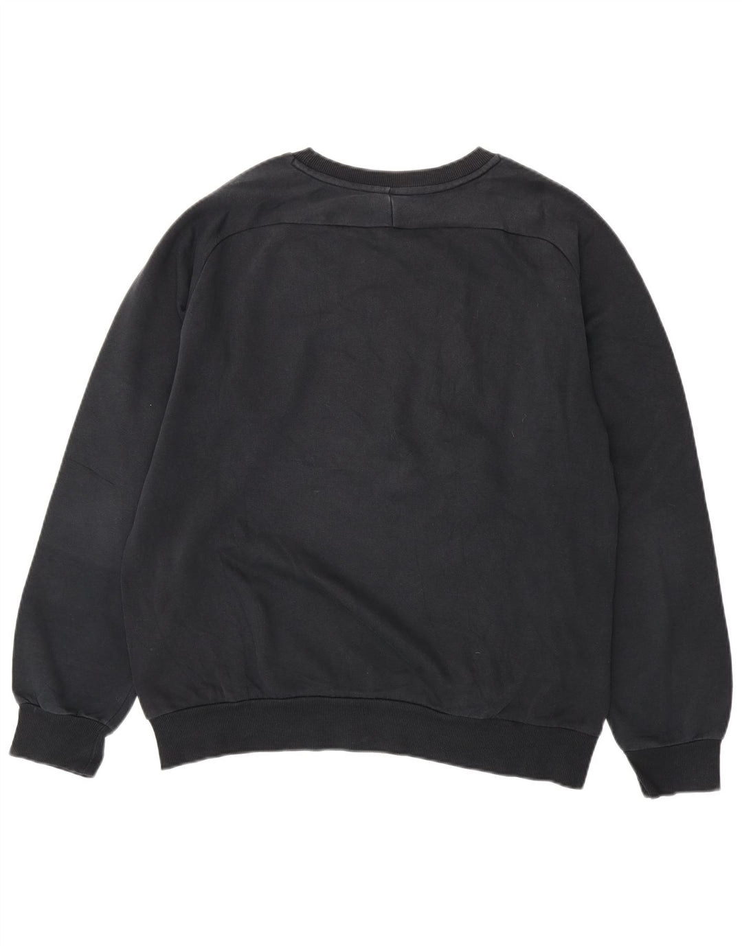 PUMA Mens Graphic Moletom Jumper Grande Preto