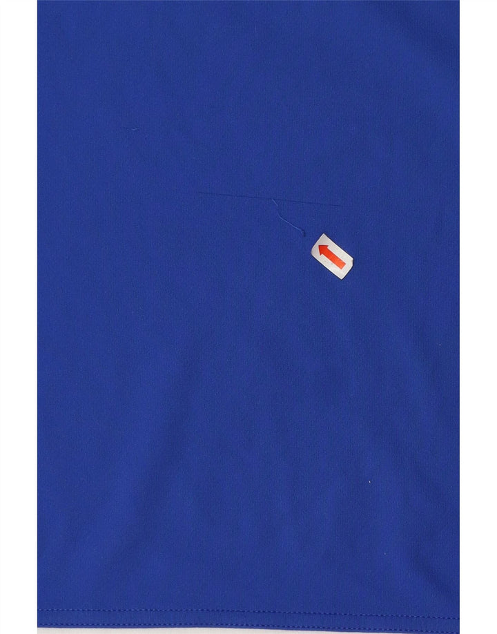 Adidas Masculino Climalite Camiseta Top XL Azul Colorblock Poliéster