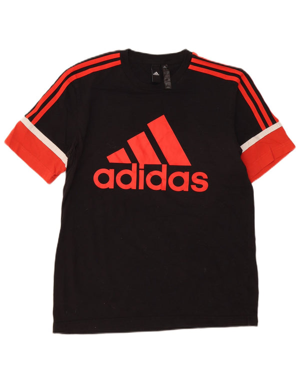 Camiseta Adidas Masculina Graphic Top Pequeno Bloco Colorido Preto
