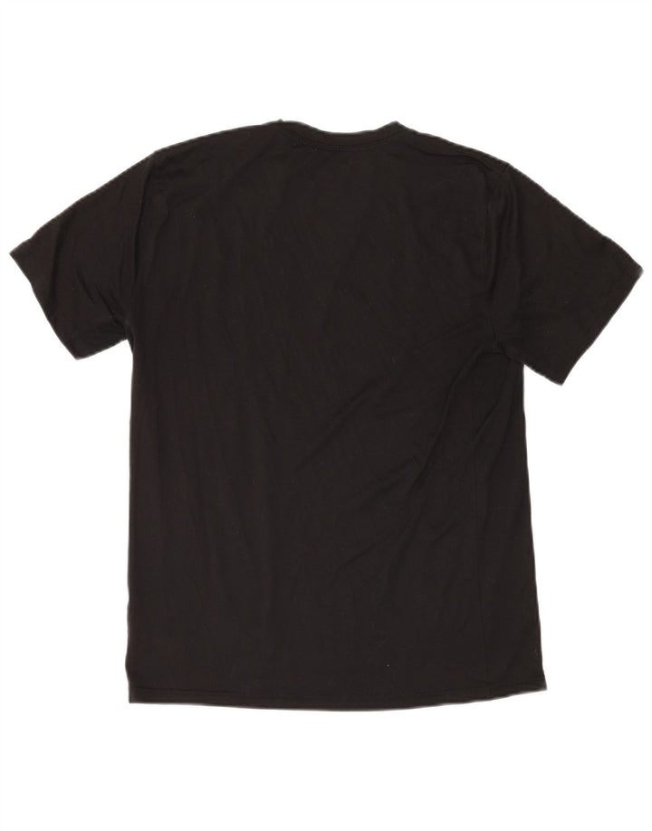 Camiseta Nike Masculina Dri Fit Graphic Top Médio Preto Poliéster