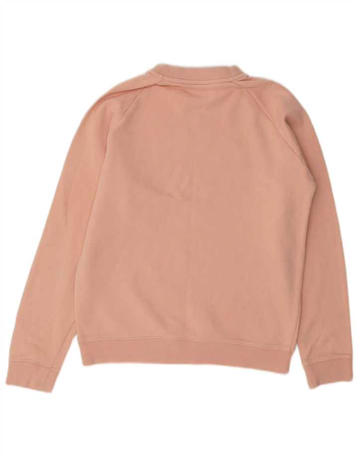 Adidas feminino gráfico moletom jumper reino unido 14 médio rosa
