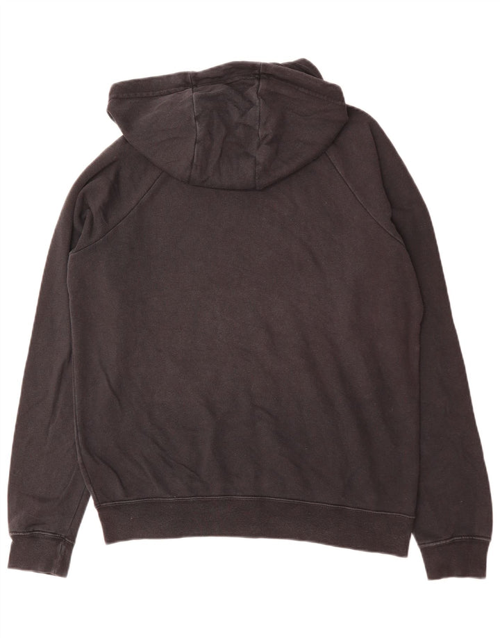 NIKE Mens Hoodie Jumper Médio Algodão Preto