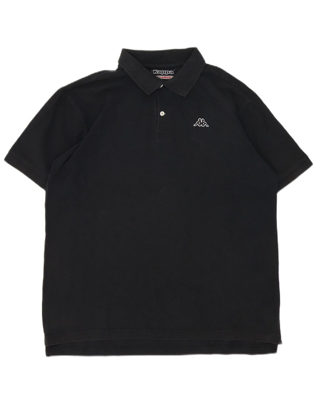 Camisa polo masculina KAPPA XL algodão preto