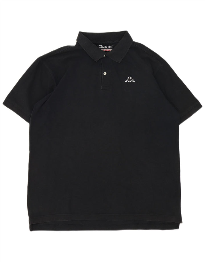 Camisa polo masculina KAPPA XL algodão preto