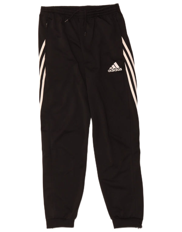 Adidas meninos calças de treino joggers 13-14 anos XL preto poliéster