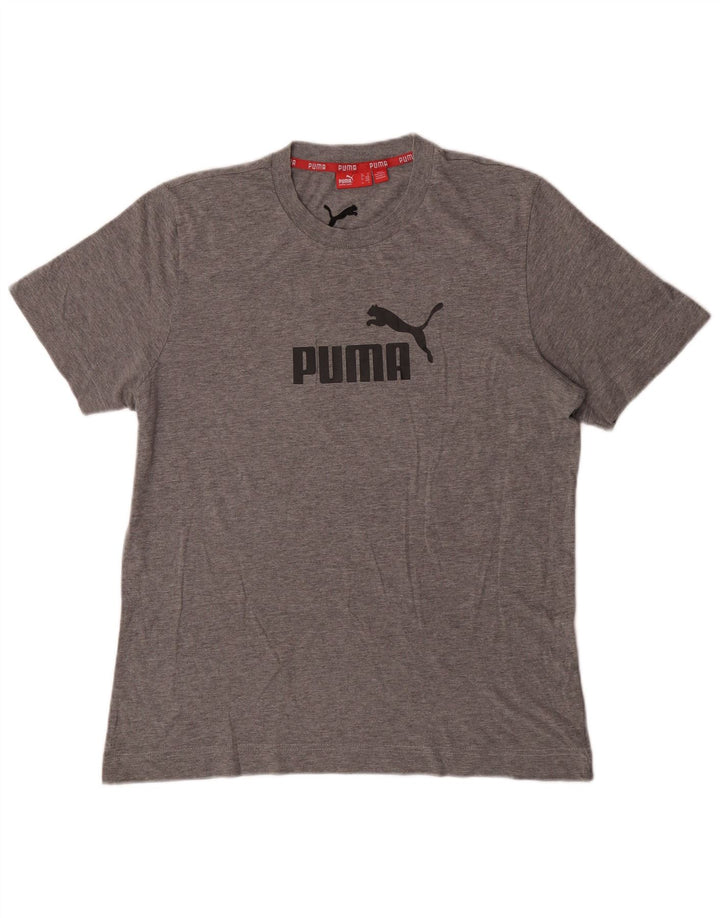 Puma Camiseta Masculina Graphic Top Cinza Médio