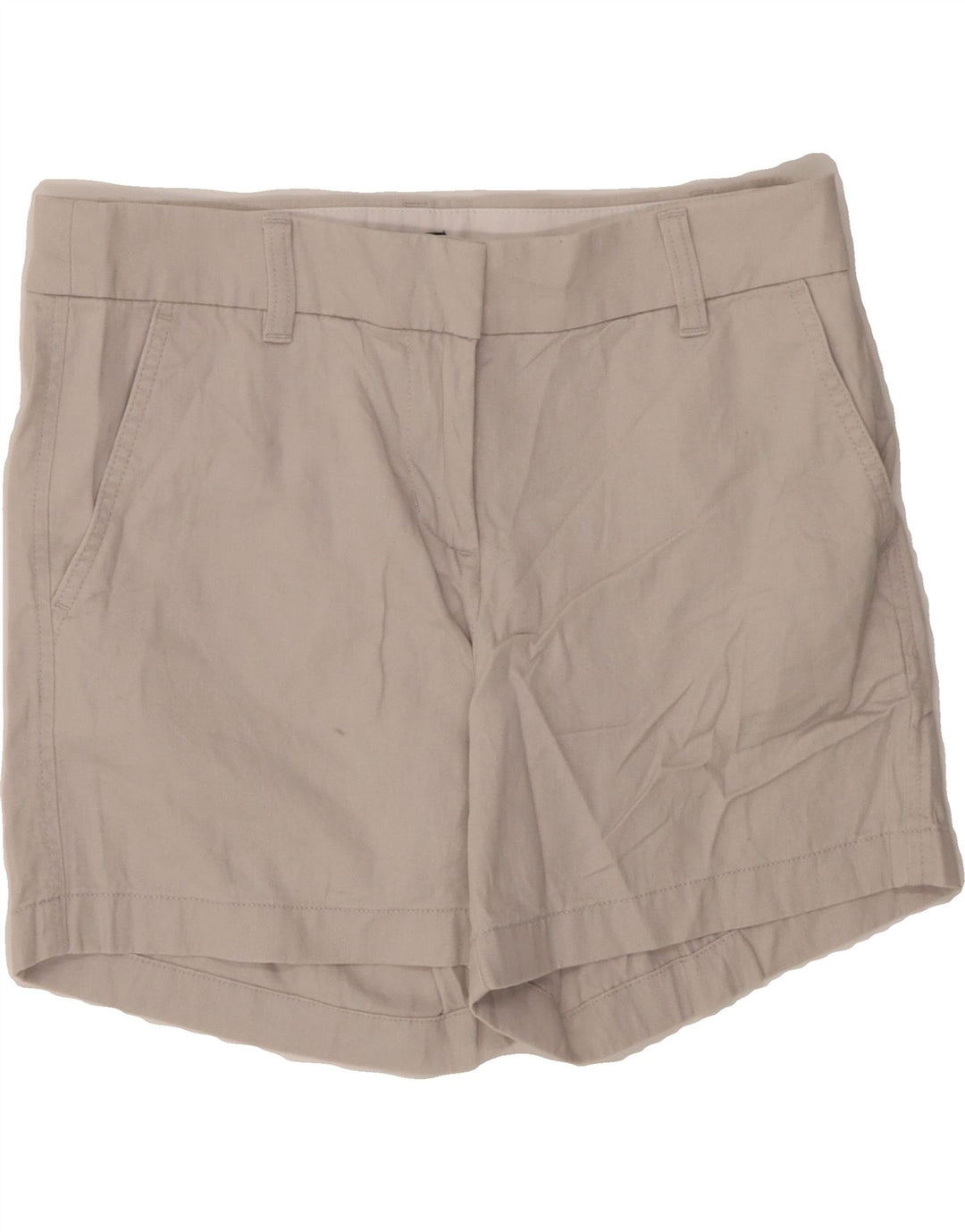 J. CREW Womens Chino Shorts US 2 XS W30  Grey Cotton Vintage J. Crew and Second-Hand J. Crew from Messina Hembry 