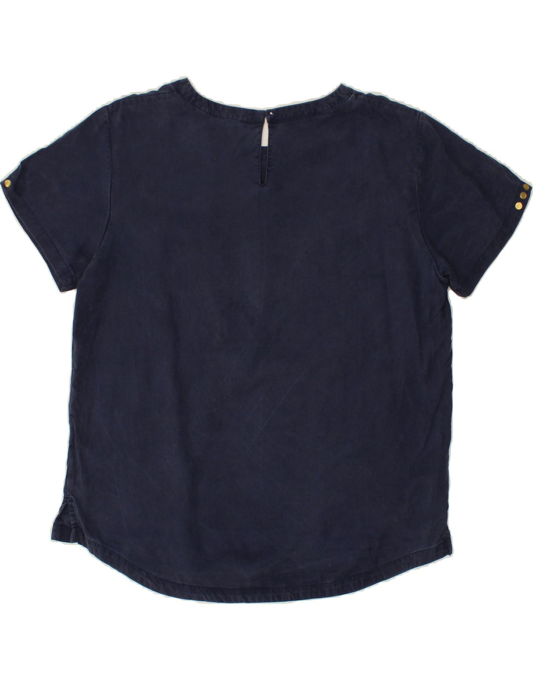 LEVI'S Womens Blouse Top UK 16 Large Navy Blue Vintage Levi's and Second-Hand Levi's from Messina Hembry 