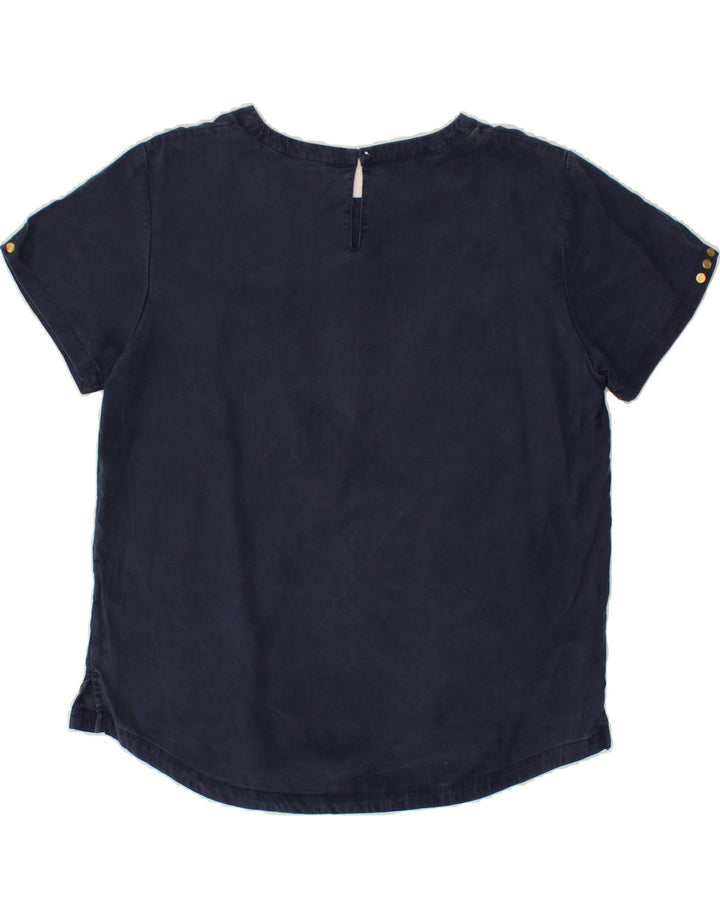 LEVI'S Womens Blouse Top UK 16 Large Navy Blue Vintage Levi's and Second-Hand Levi's from Messina Hembry 