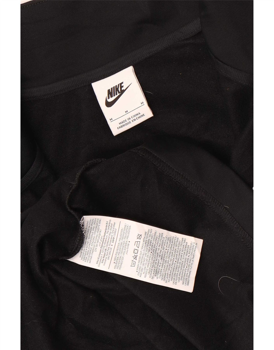 Nike Mens Tracksuit Top Jacket Médio Preto Poliéster