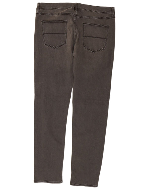Marks & Spencer Mens Slim Jeans W36 L33 Cinza Algodão