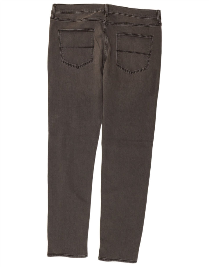 Marks & Spencer Mens Slim Jeans W36 L33 Cinza Algodão