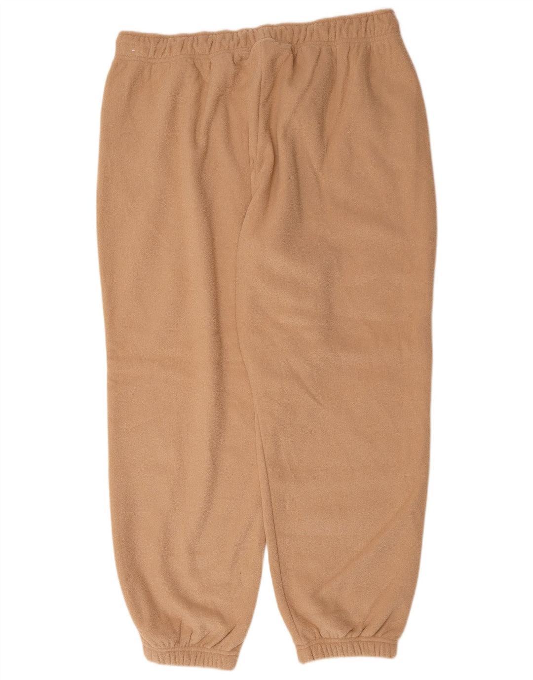 Nike Mens Velour Tracksuit Calças Joggers XL Bege Poliéster