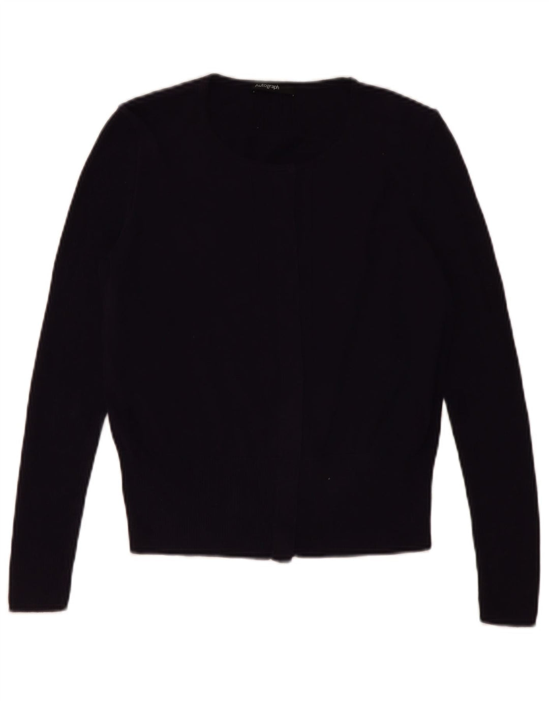 Suéter cardigã feminino Marks & Spencer Reino Unido 12 médio azul marinho