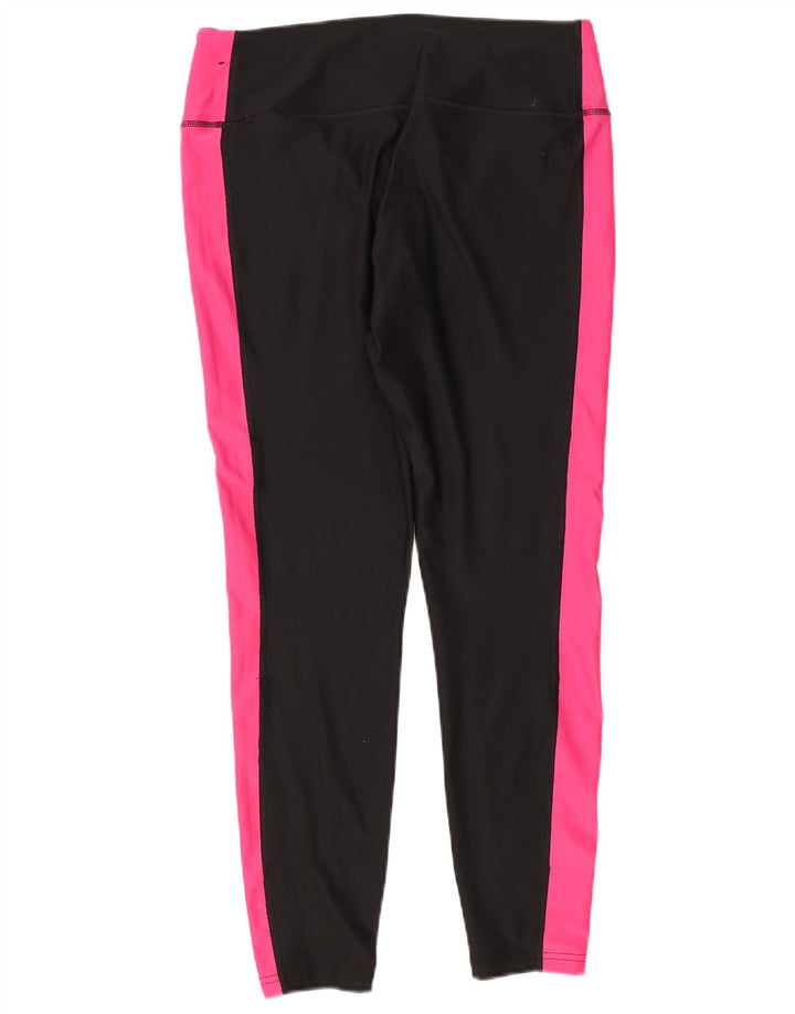 Leggings Nike Dri Fit Femininas UK 14 Grande Preto Colourblock Poliéster