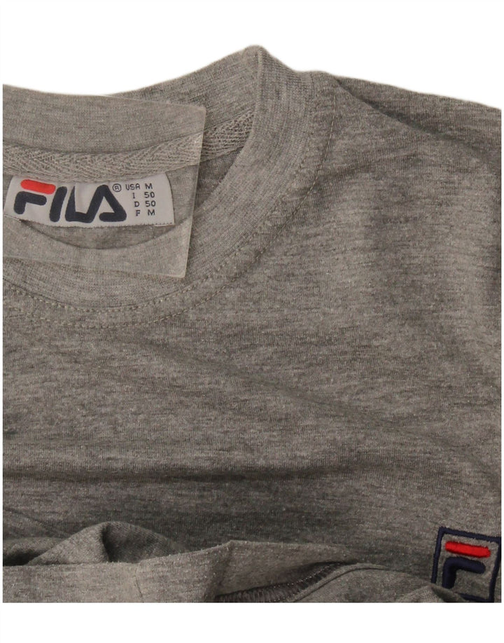Camiseta masculina Fila Top cinza médio