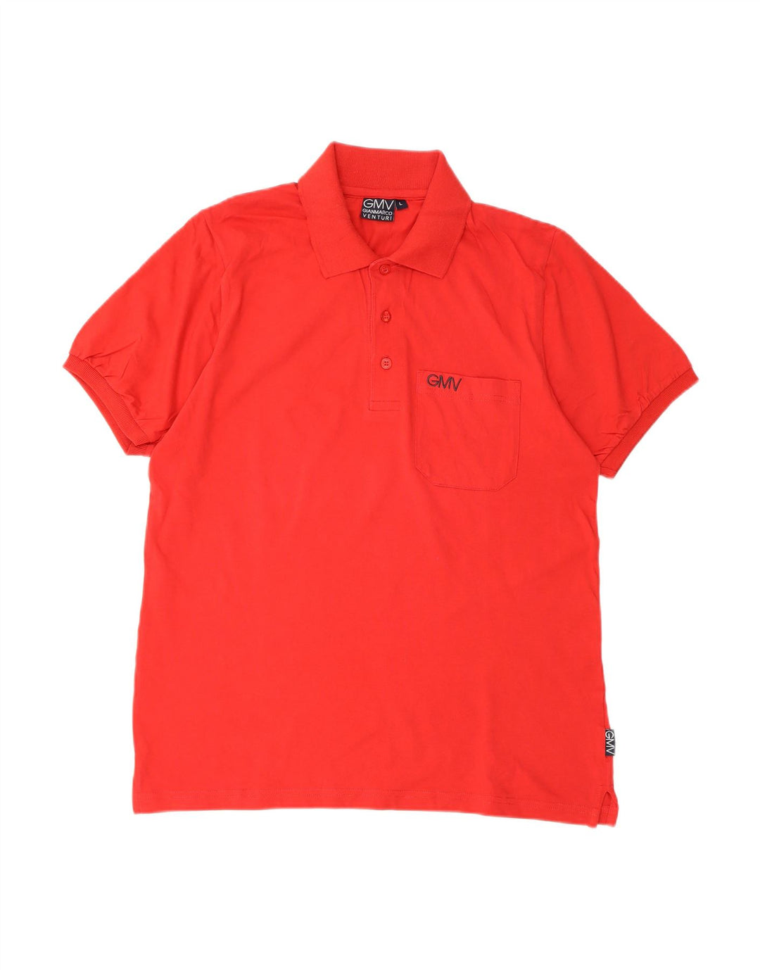 Camisa polo masculina GIANMARCO VENTURI grande algodão vermelho
