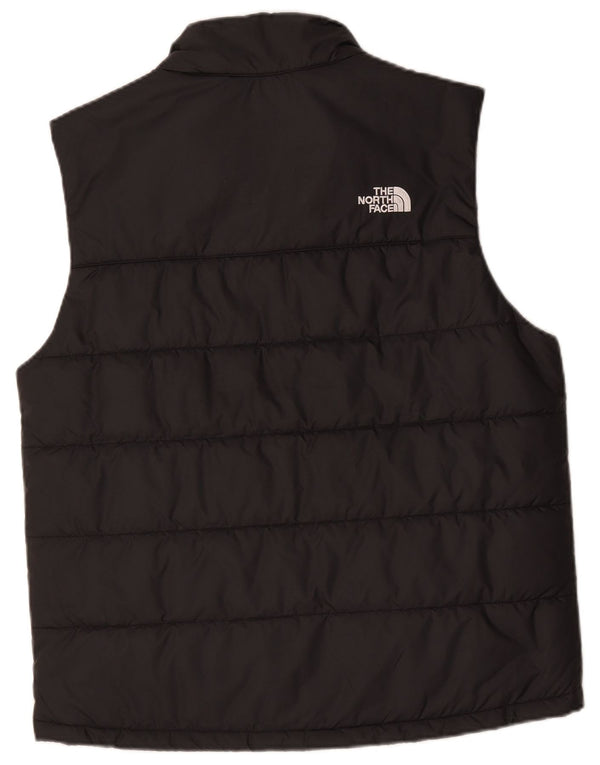 Colete acolchoado gráfico masculino The North Face UK 40 grande poliéster preto