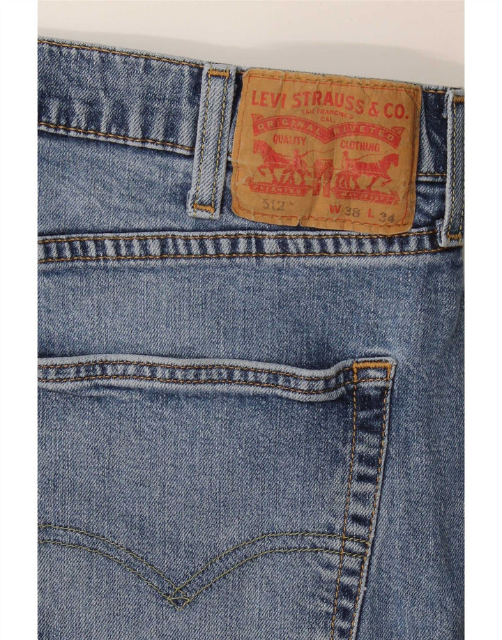 Levi's Masculino 512 Slim Tapered Jeans W38 L34 Azul