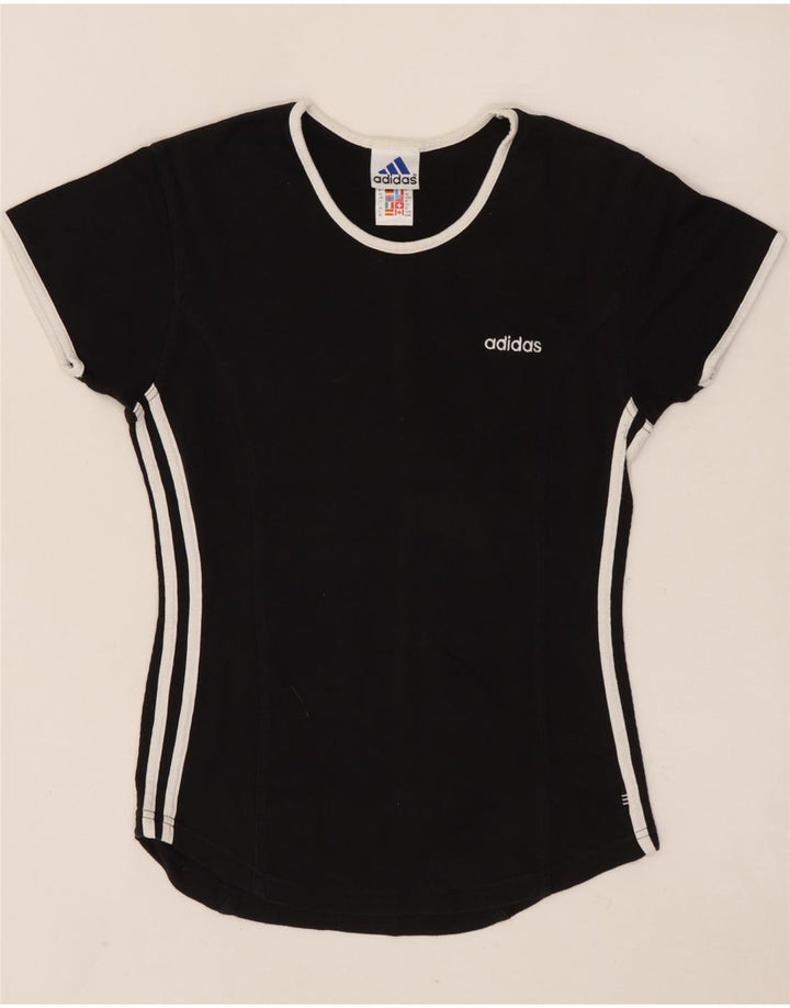 ADIDAS Camiseta Feminina Top UK 14 Médio Algodão Preto