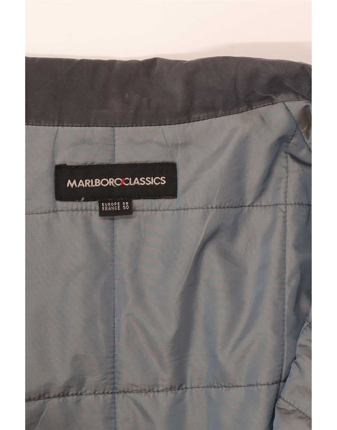 Jaqueta acolchoada masculina Marlboro Classics IT 58 4XL azul