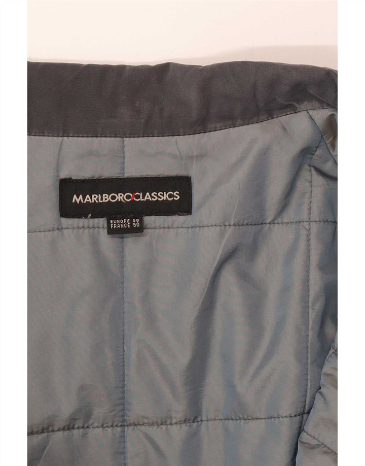 Jaqueta acolchoada masculina Marlboro Classics IT 58 4XL azul