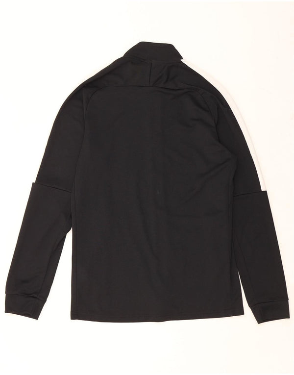 NIKE Mens Tracksuit Top Jacket Médio Preto Colourblock Poliéster