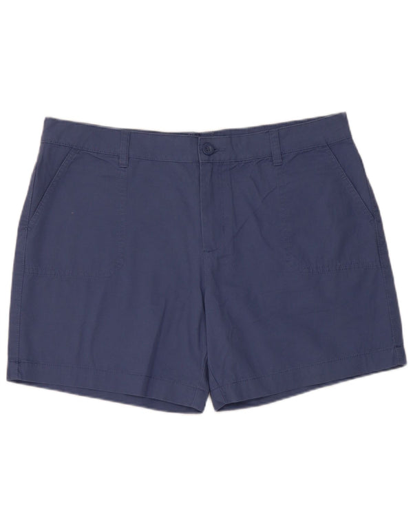 Shorts Chino Feminino Mountain Warehouse Reino Unido 14 Grande W36 Azul Marinho Algodão