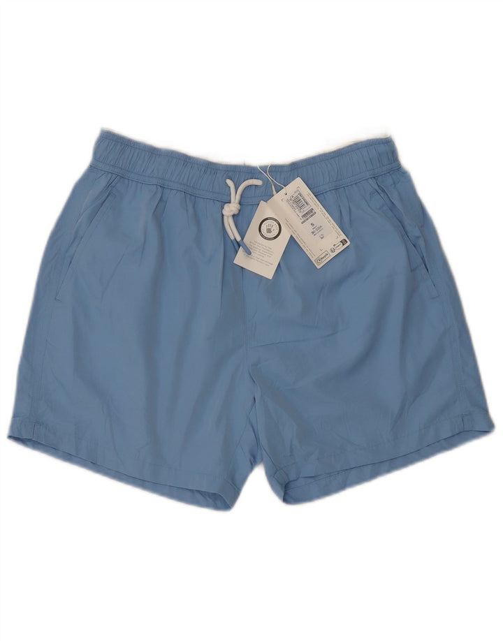 Shorts de natação feminino Marks & Spencer UK 10 pequeno azul poliéster