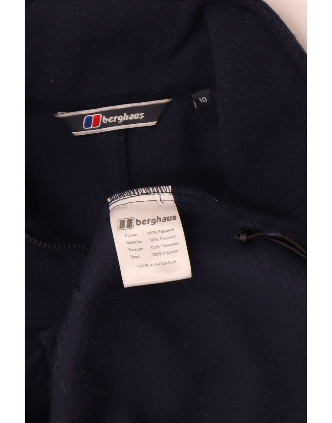 Jaqueta de lã feminina Berghaus UK 10 poliéster azul marinho pequeno
