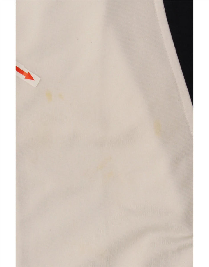 Kappa Mens Treino Top Jaqueta Médio Branco Colourblock Poliéster