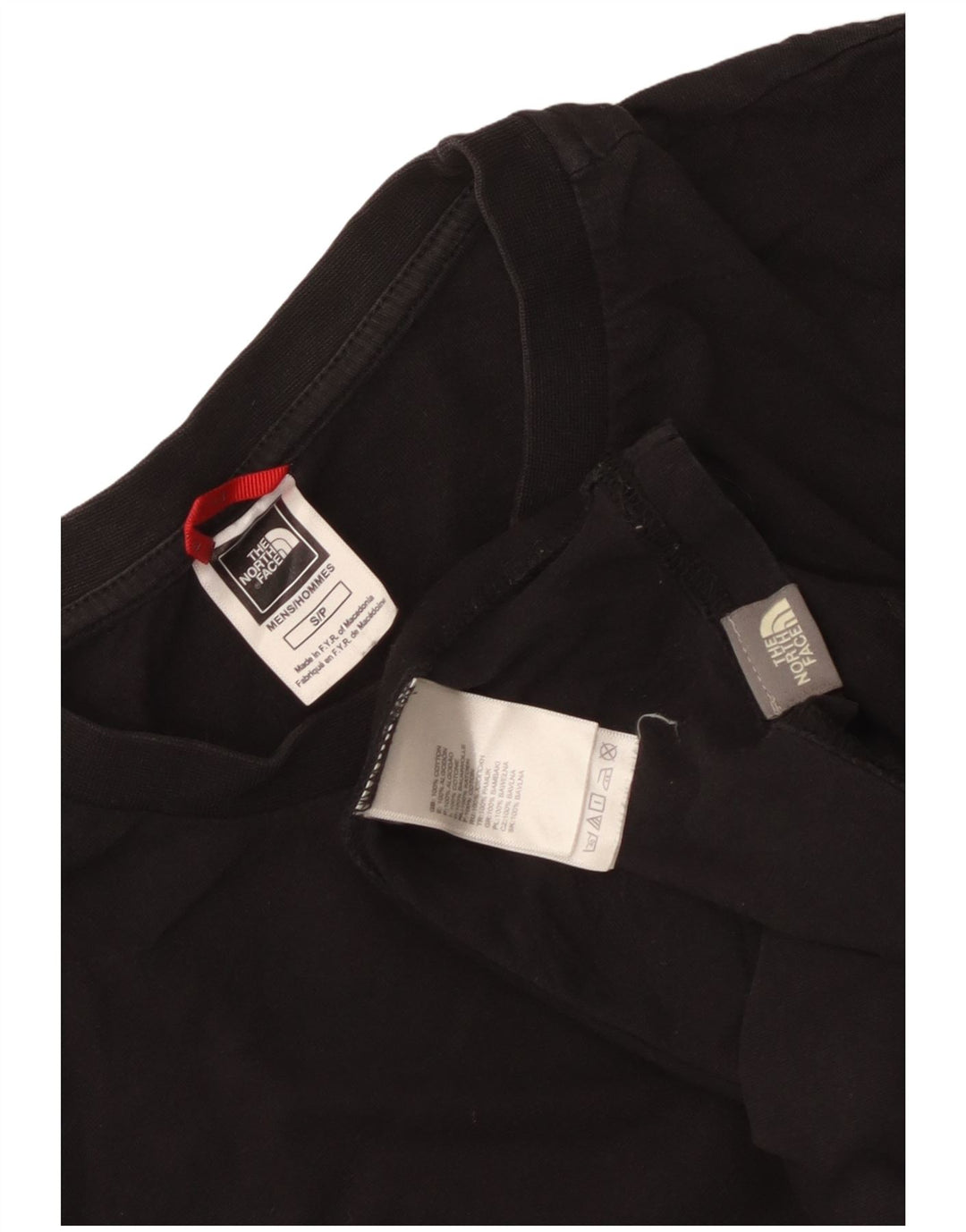 The North Face Camiseta Masculina Top Pequeno Algodão Preto