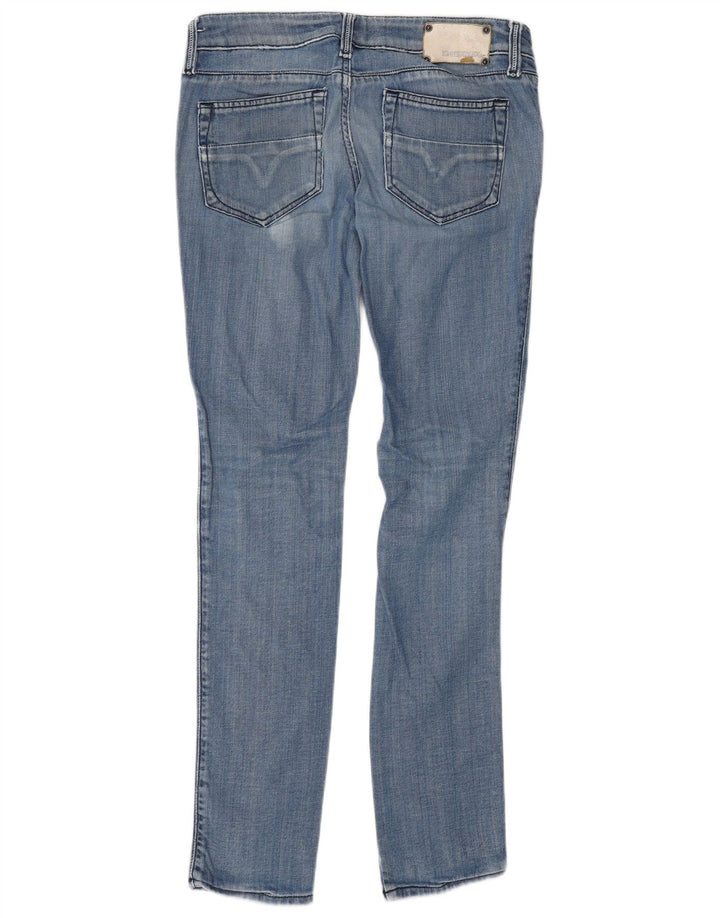 DIESEL Calça jeans feminina Cuddy Slim W28 L34 algodão azul
