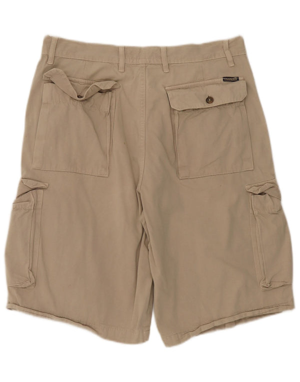 Carrera Mens Cargo Shorts IT 50 Grande W34 Algodão Bege