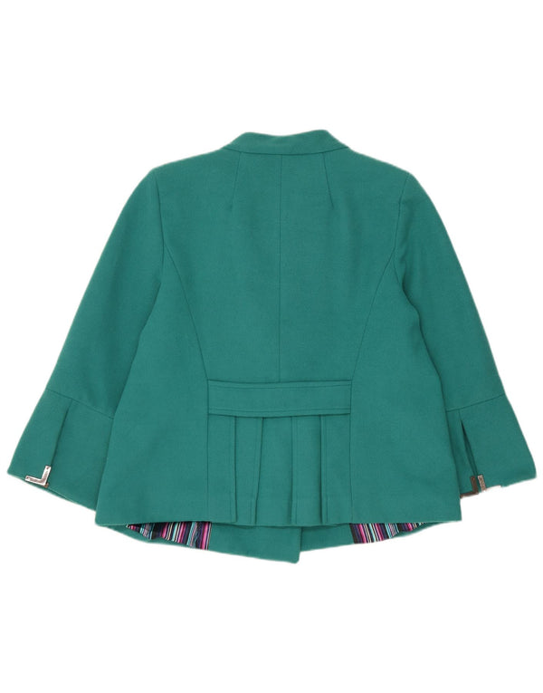 Jaqueta bomber feminina Roccobarocco manga 3/4 IT 44 poliéster verde médio