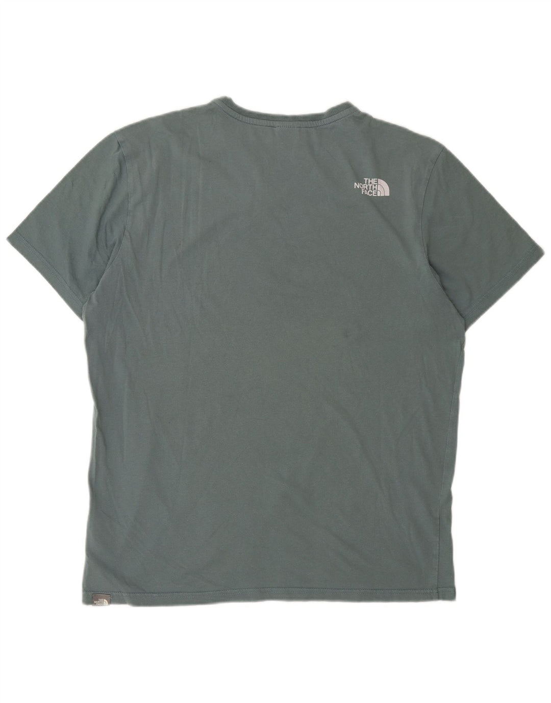 Camiseta masculina THE NORTH FACE Top grande de algodão verde