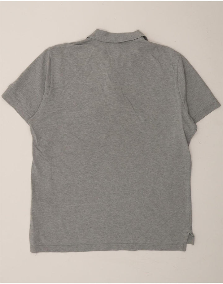NIKE Mens Polo Shirt Large Grey Cotton Vintage Nike and Second-Hand Nike from Messina Hembry 