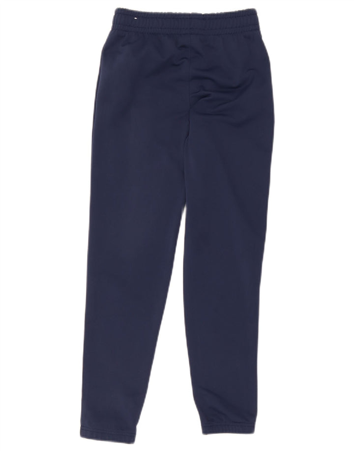 Calças de treino Nike Boys 8-9 anos pequenas azul marinho poliéster