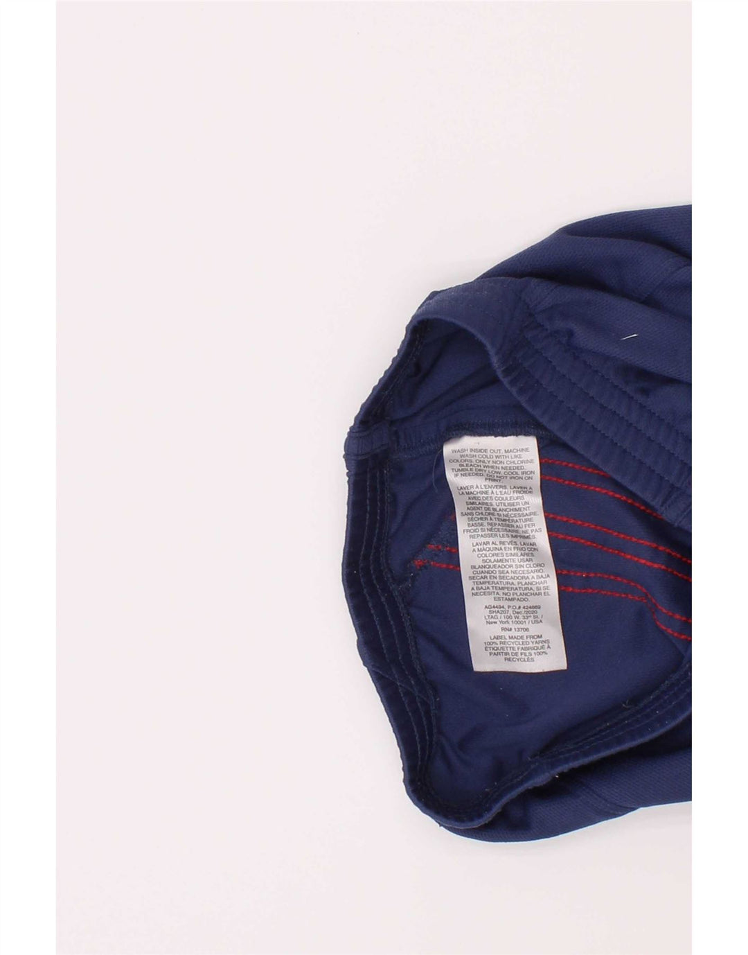 Shorts esportivos femininos Adidas 4-5 anos azul marinho poliéster
