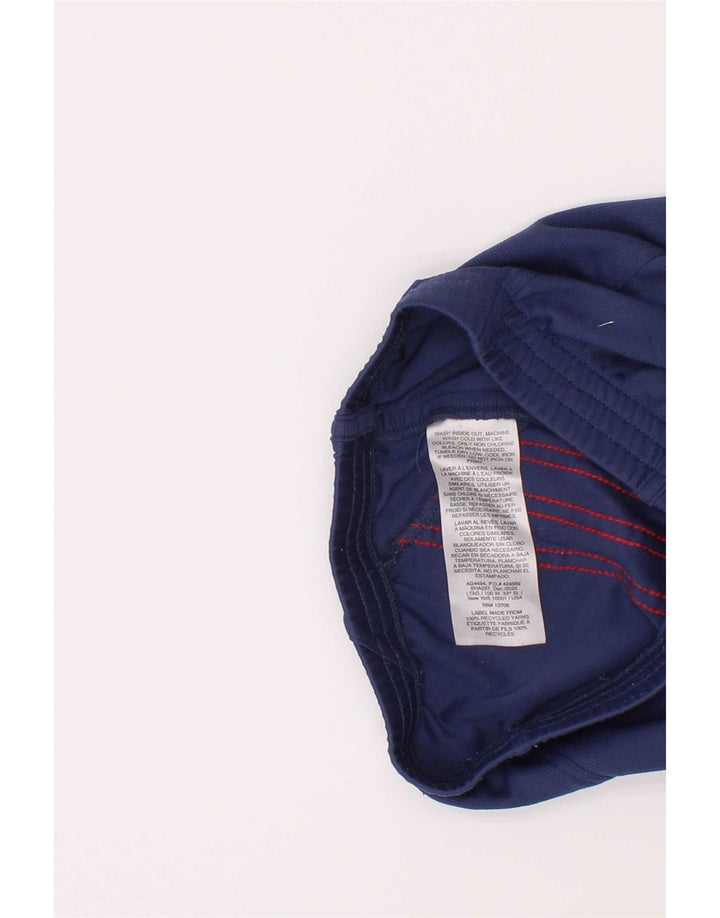 Shorts esportivos femininos Adidas 4-5 anos azul marinho poliéster