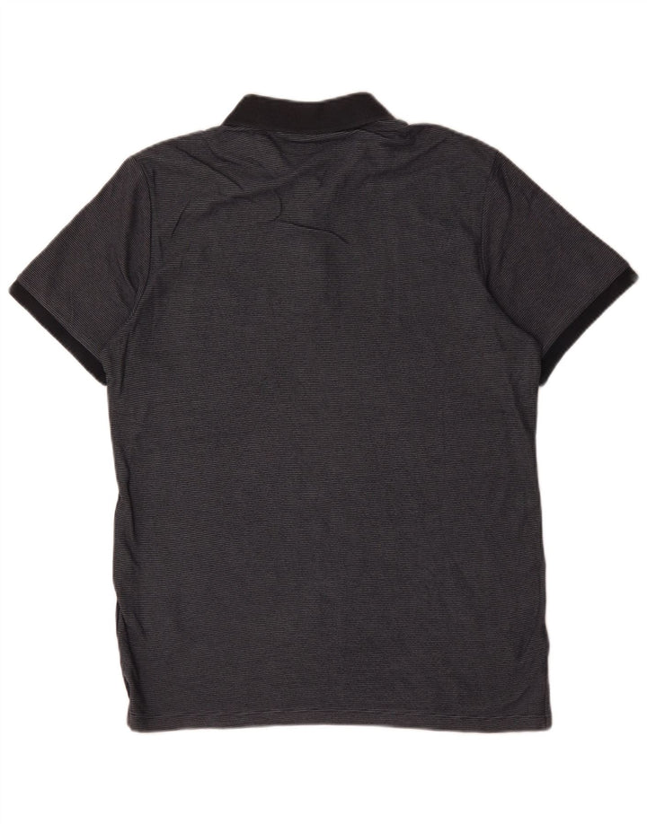 Camisa polo masculina Jack & Jones médio azul marinho algodão colorblock