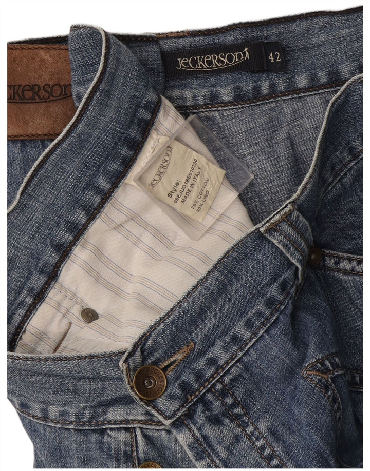 Shorts jeans masculino Jeckerson W42 2XL algodão azul