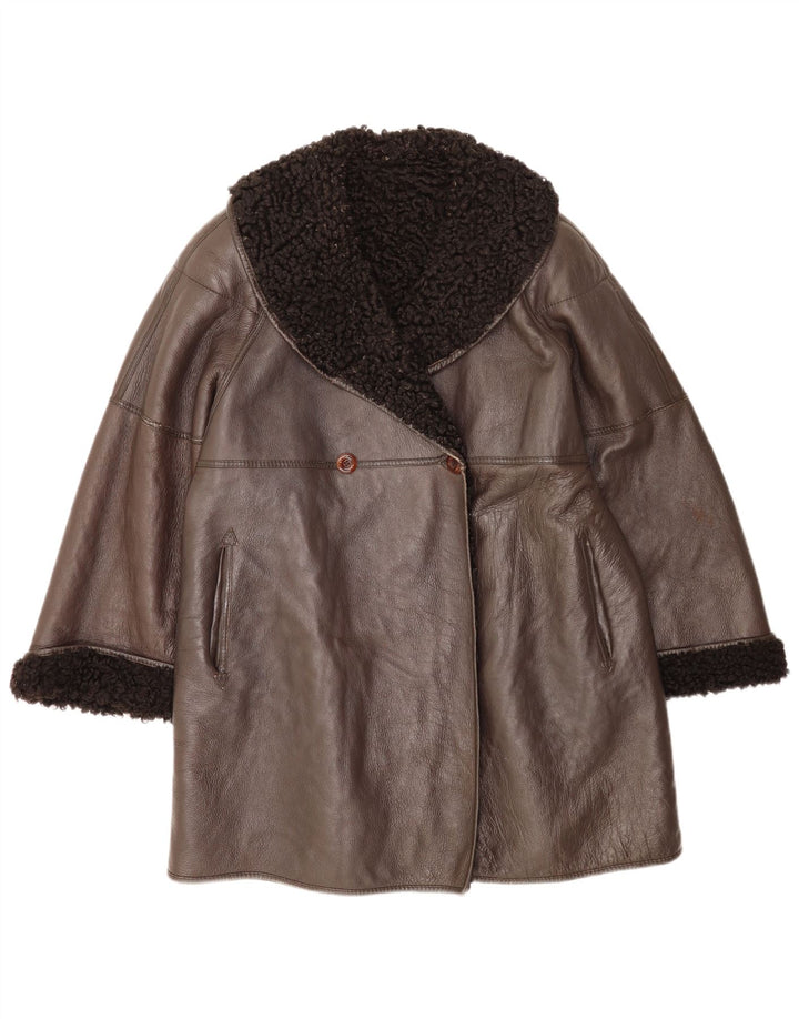 Casaco feminino Pellicceria Shearling IT 42 marrom médio