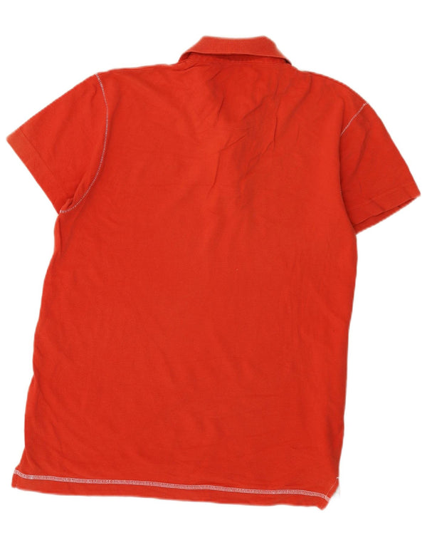 Camisa polo masculina Calvin Klein Jeans grande algodão laranja