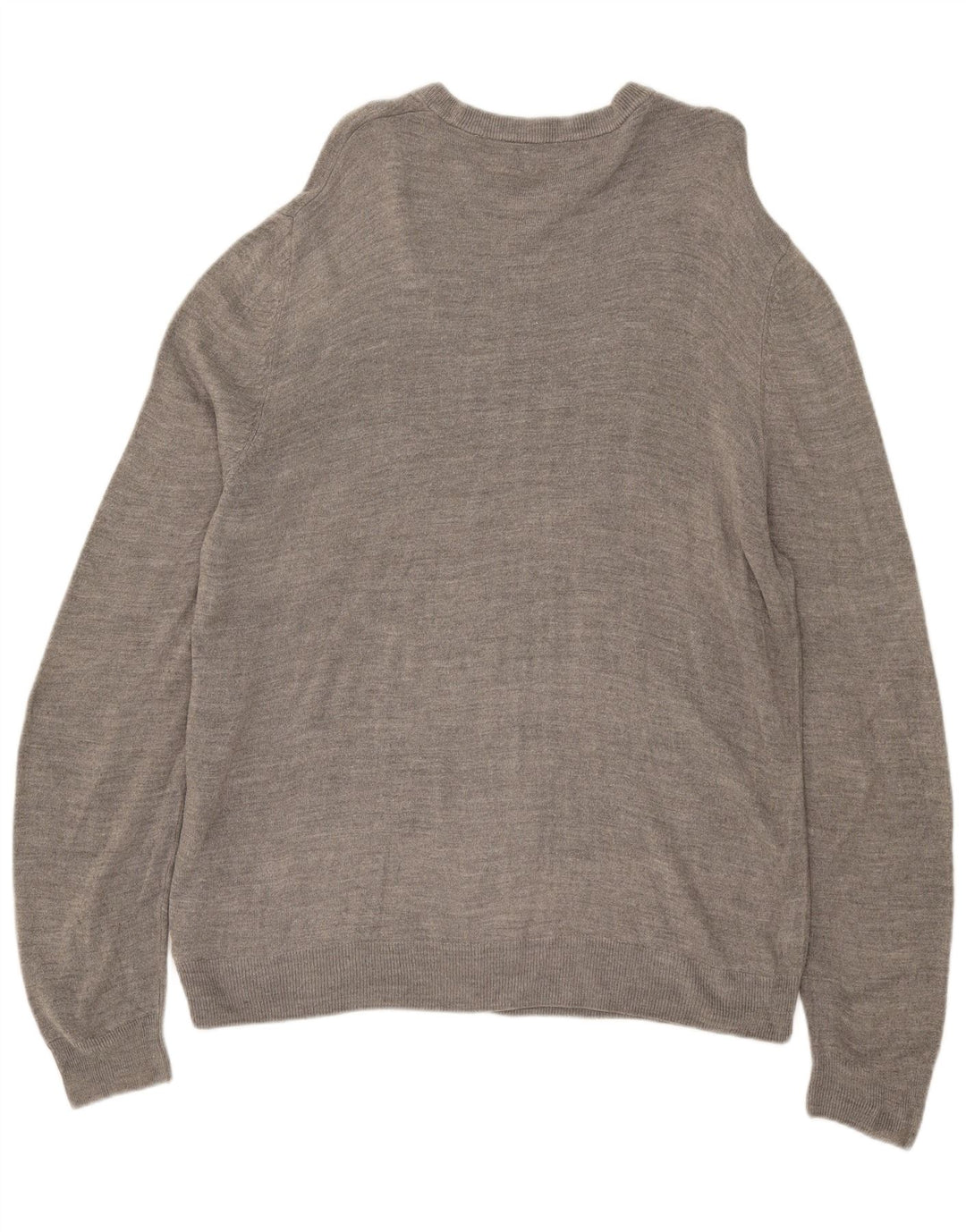Suéter masculino Marks & Spencer com gola redonda 2XL cinza acrílico