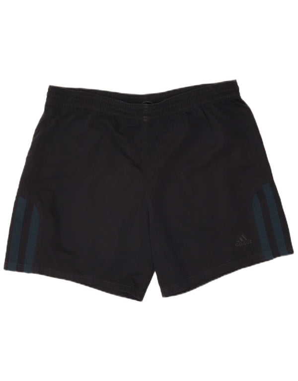 Shorts esportivos masculinos Adidas XL azul marinho poliéster