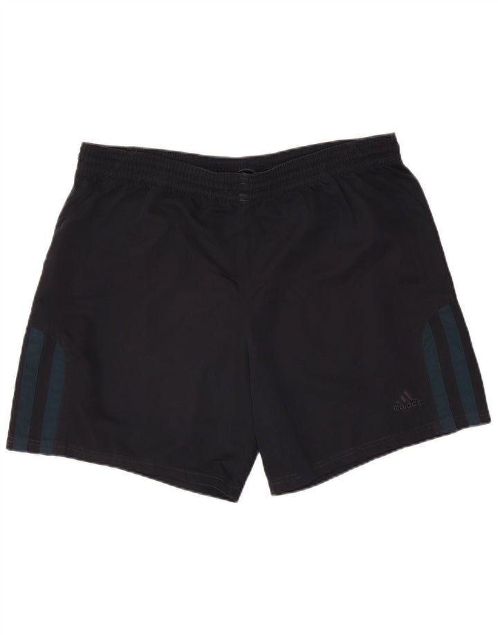 Shorts esportivos masculinos Adidas XL azul marinho poliéster