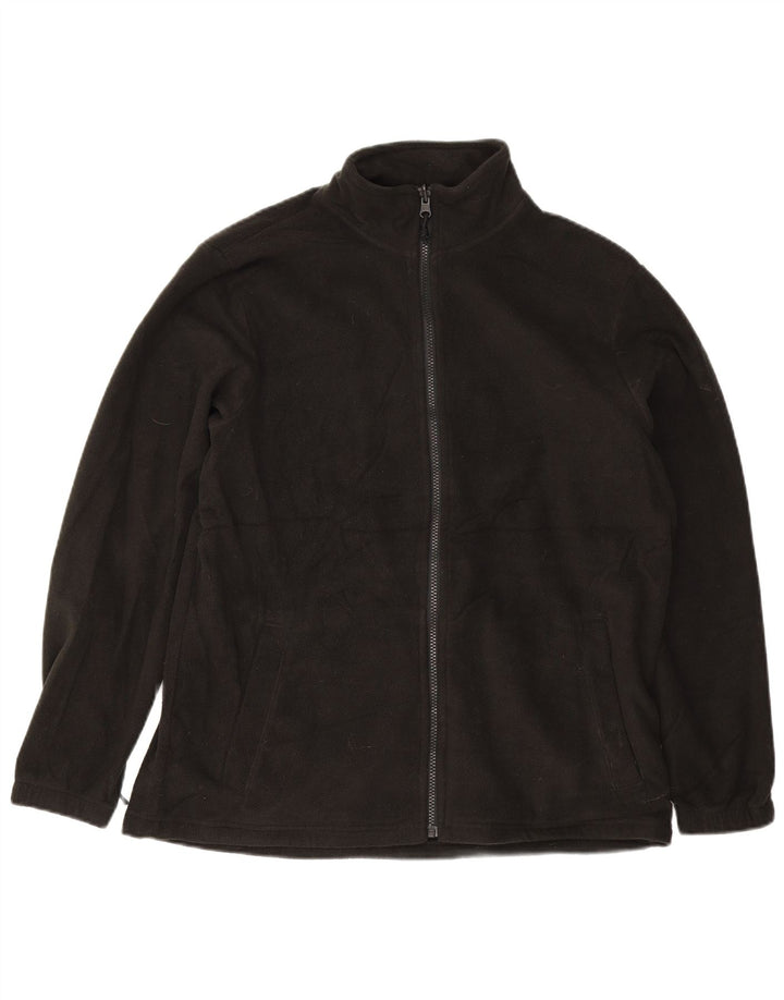 Jaqueta de lã masculina Mountain Warehouse UK 38 poliéster preto médio